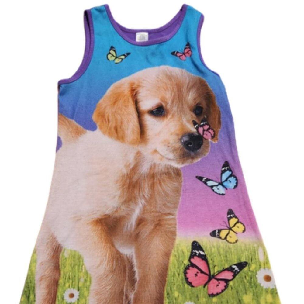 Lab Dog Girls Pajama Dress || Large GUC - Picture 1 of 6